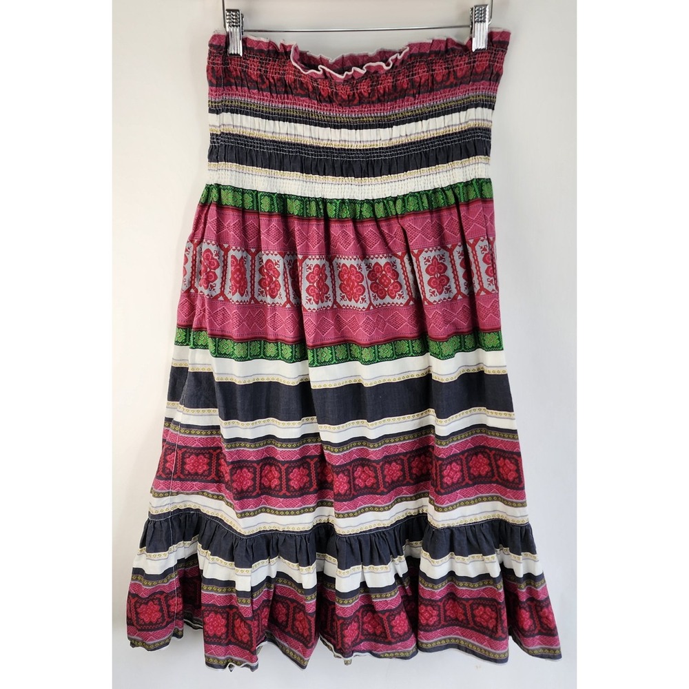 Moda International Tube Dress Women's S Multicolor Bohemian Skirt